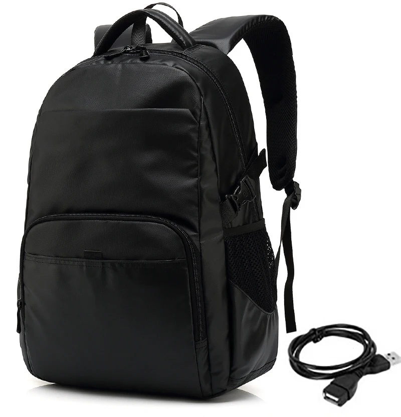 

Multifunction Cotton Laptop Bag Business Leisure Travel Backpack Student School Bag with USB Charging for Men&Women