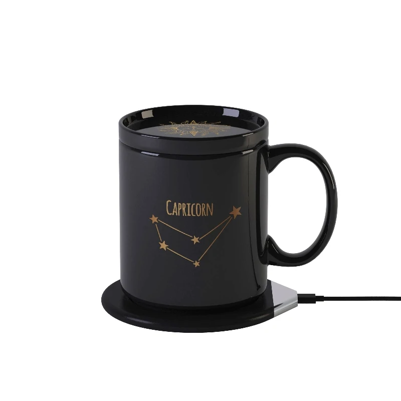 

Office Mug Milk Induction Electric Custom Coffee Wireless Charger Automatic Heating Mug Warmer, Customized color(black / white is classical );decal can be customized