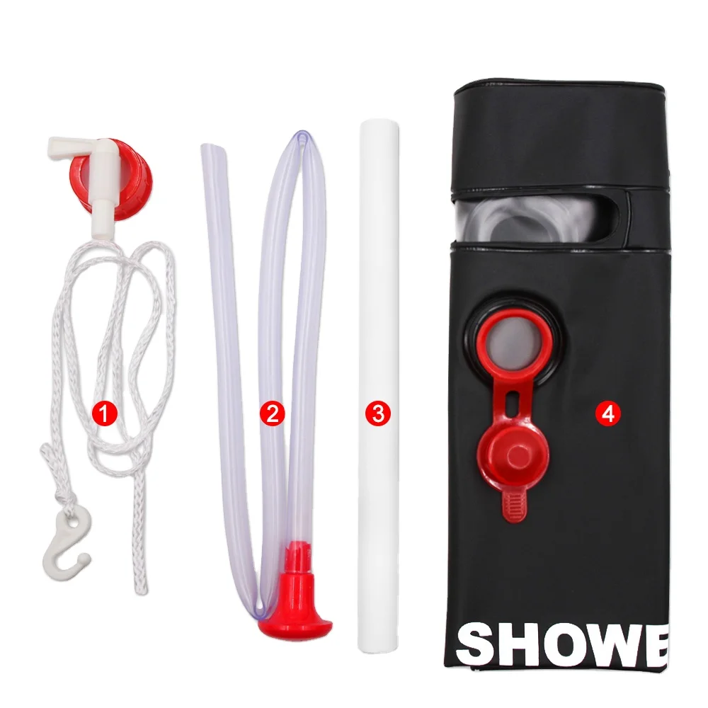 

Baiyuheng duchas portatiles camping douch camp shower draagbare douche, Black