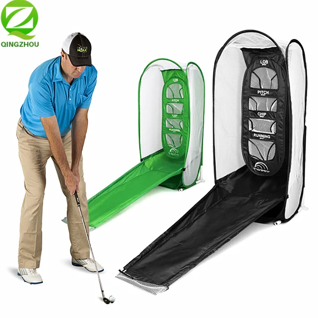 

Backyard Golf Hitting Net Indoor Chipping Practice Target Training Aids Portable Golf Swing Training aids, Black or green