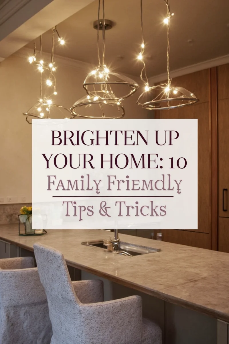 Tips for safely installing lights around children