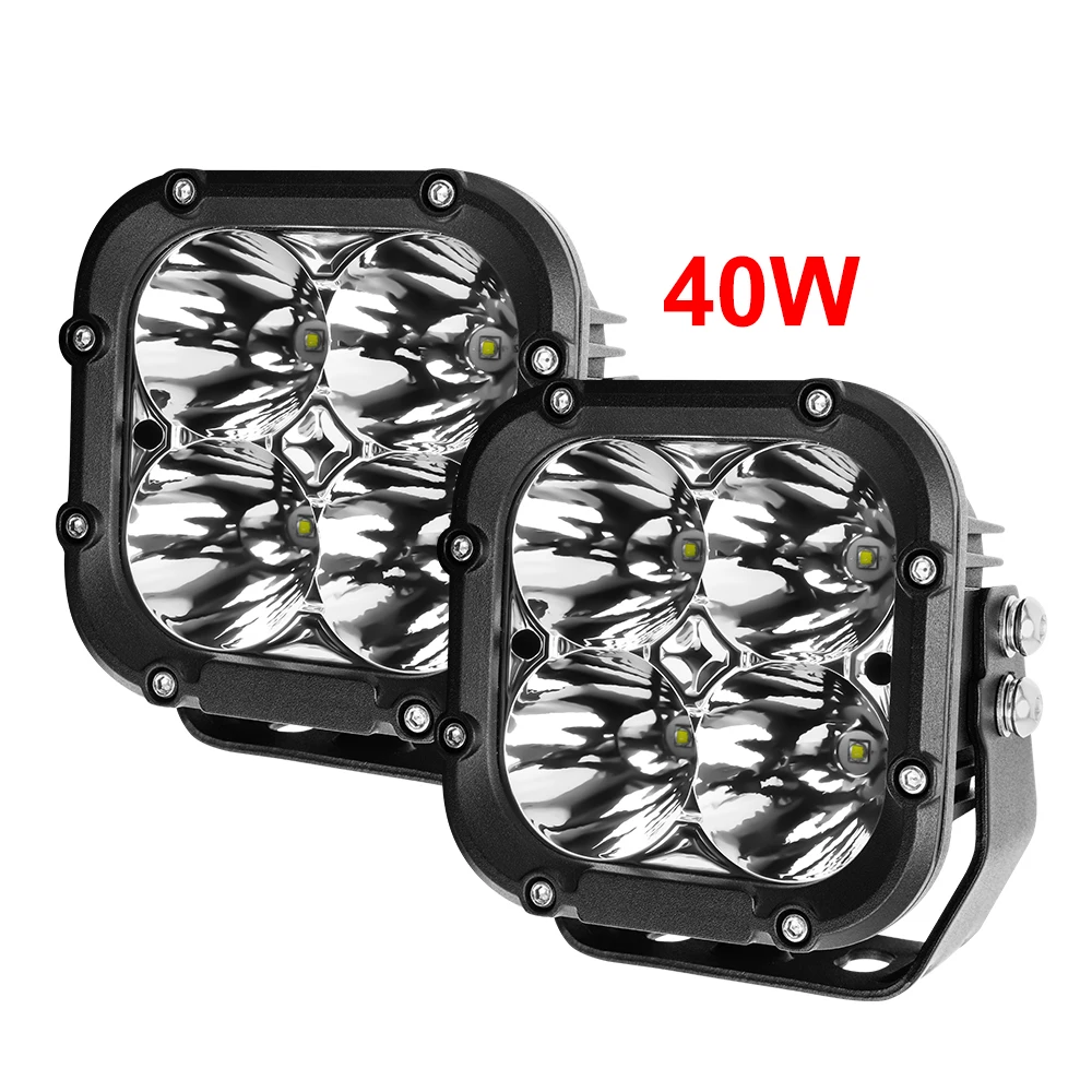 Newest Best Ip68 Bright Long Range Car Accessories Factory Wholesale 12V 4 Inch Led Work Light