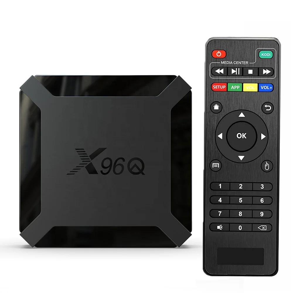 

2020 Newest x96Q android 10 2gb 16gb Allwinner H313 Quad Core android tv box 10.0 4k smart tv box x96 mini