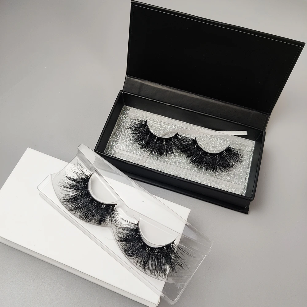 

25MM mink eyelashes dramatic false mink eyelashes ultramo lash supplies lasheswholesale vendor eyelash packaging, Natural black