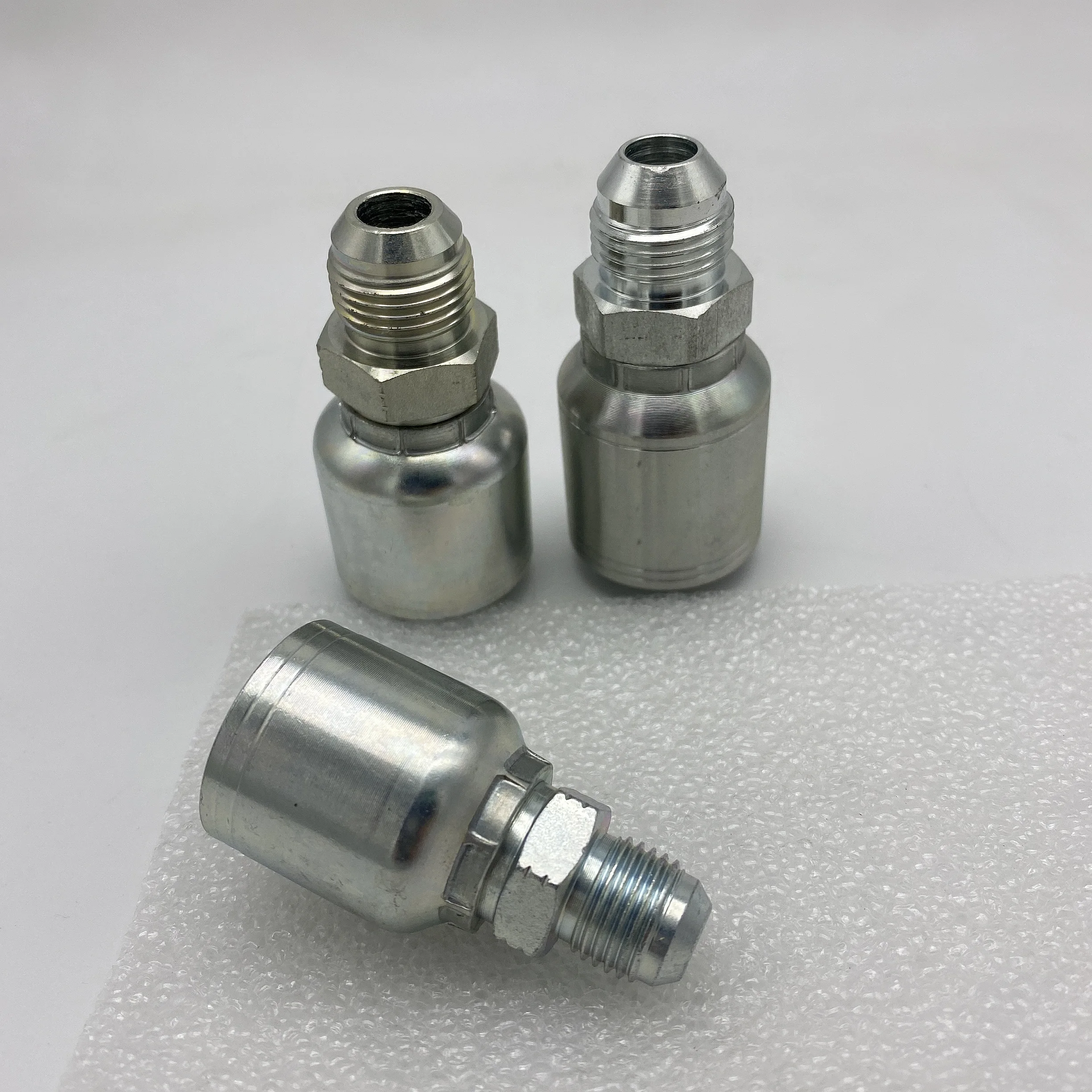 

16711-04-04PK JIC 74 Degree Cone Carbon Steel Hydraulic Union One Piece Hose Fitting Reusable Hydraulic Hose Fittings