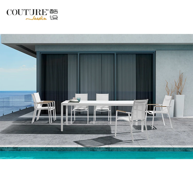Couture Jardin Ella Outdoor Furniture Set Garden 6 Seater Dining Tables