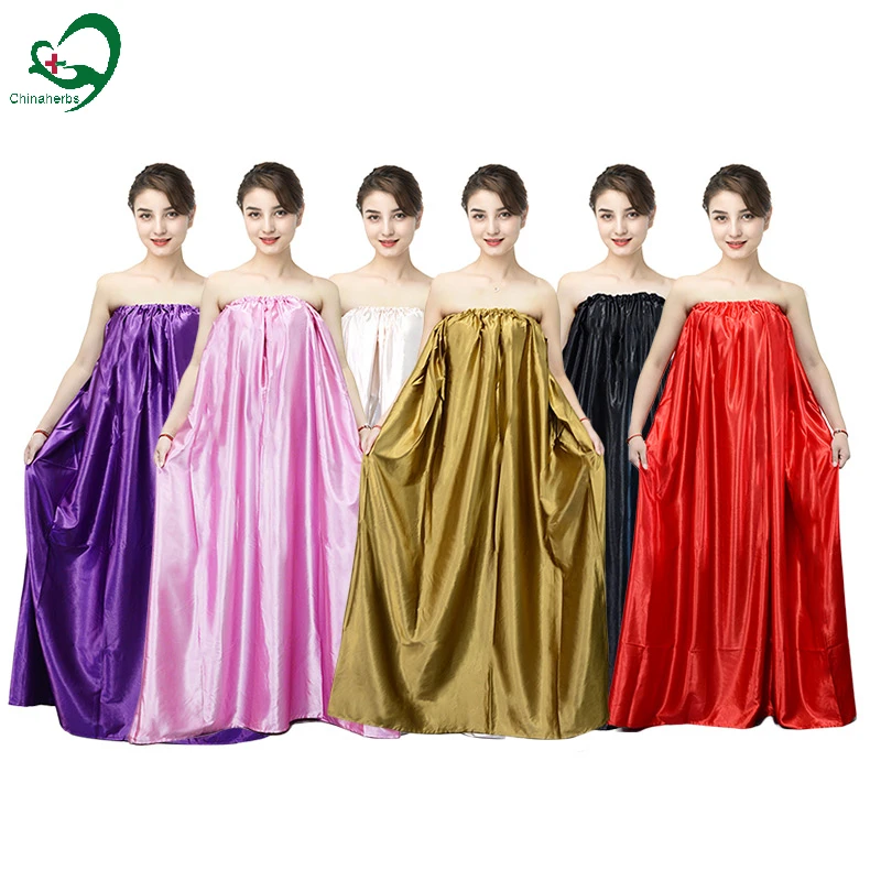 

Wholesale Breathable Silk Yoni Robe V Steam Gowns for Vaginal Steamer, More colors available