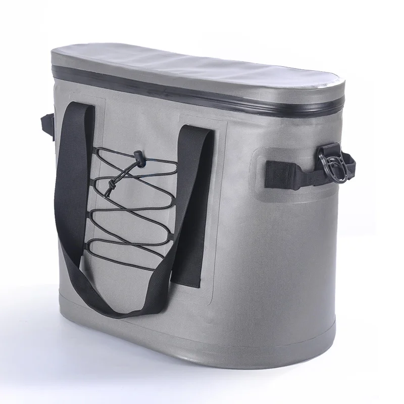 

soft side bag insulated cooler with hard bottom with different capacity, Color can be customized