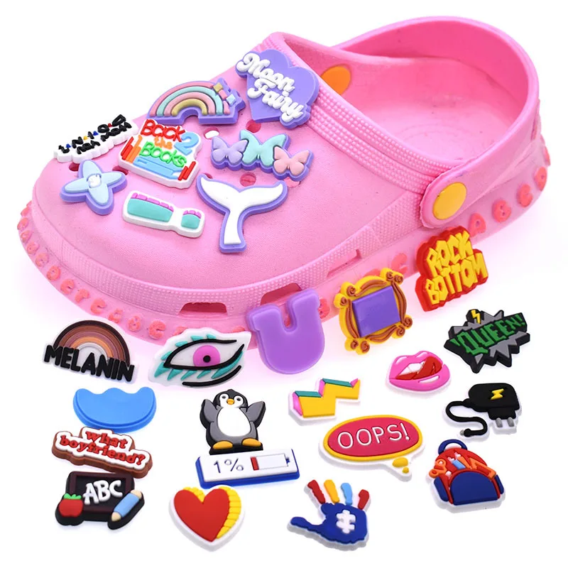 

12 constellation charm shoe decoration hot sale PVC soft detachable shoe decoration decoration bracelet, As picture/custom