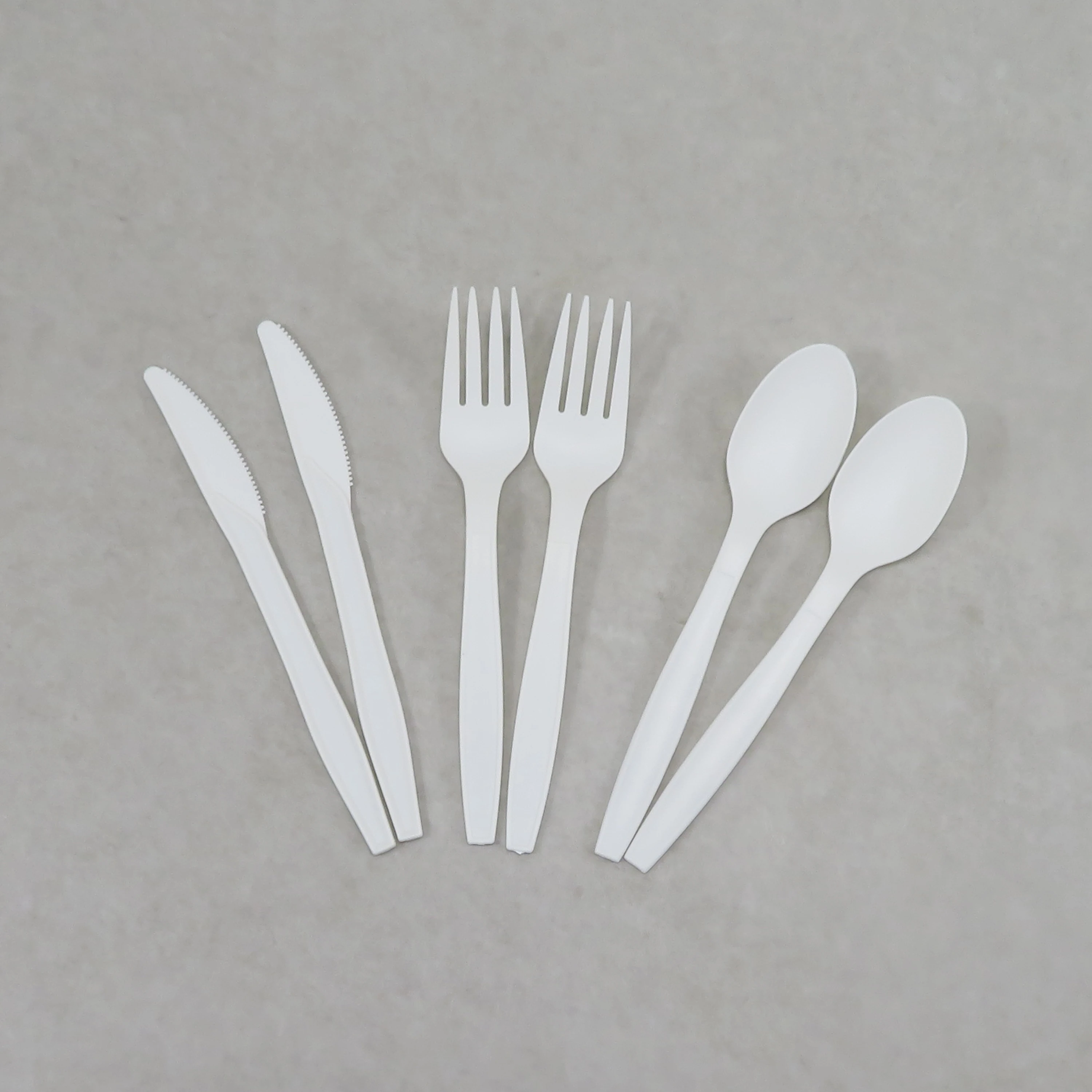 

Eco-friendly Biodegradable Eco-friendly Cornstarch CPLA Cutlery Set Flatware Sets 50000 Pcs White Everyday Support 100%