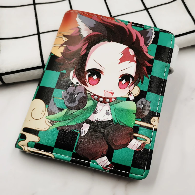 

Professional PU PVC Wallets Supplier Japanese Anime Wallet Buckle Opening Suitable for Anime Fans Boys Girls Demon Slayer Wallet