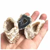 Wholesale natural agate geode thunder male egg for gathers wealth