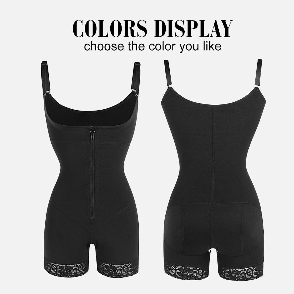 Wholesale Sexy Zipper Hooks Shapewear For Women Slimming Full Body