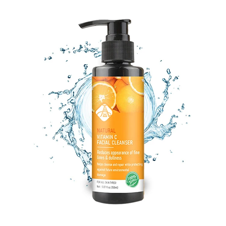 

AH Brightening Anti Aging Deep Cleansing Vitamin C Facial Cleanser for Women Men