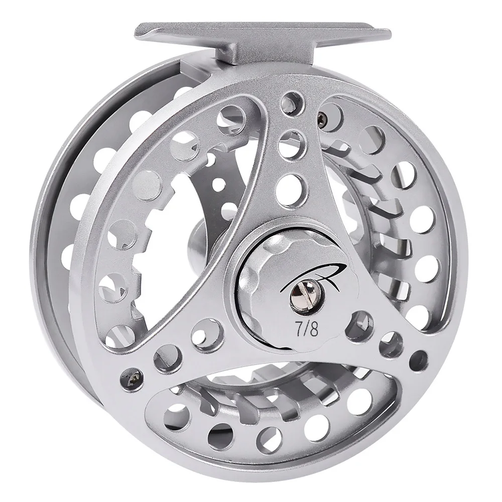 

Jetshark Hotsale 3/4 5/6 7/8 Silver/Blue/Green/Black Aluminum Alloy Fly Fishing Reel