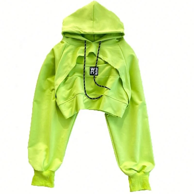 

RBX 2021 New Fashionable Crop Top Hoodies Women With Name Brand Wholesale For Women, Customized color