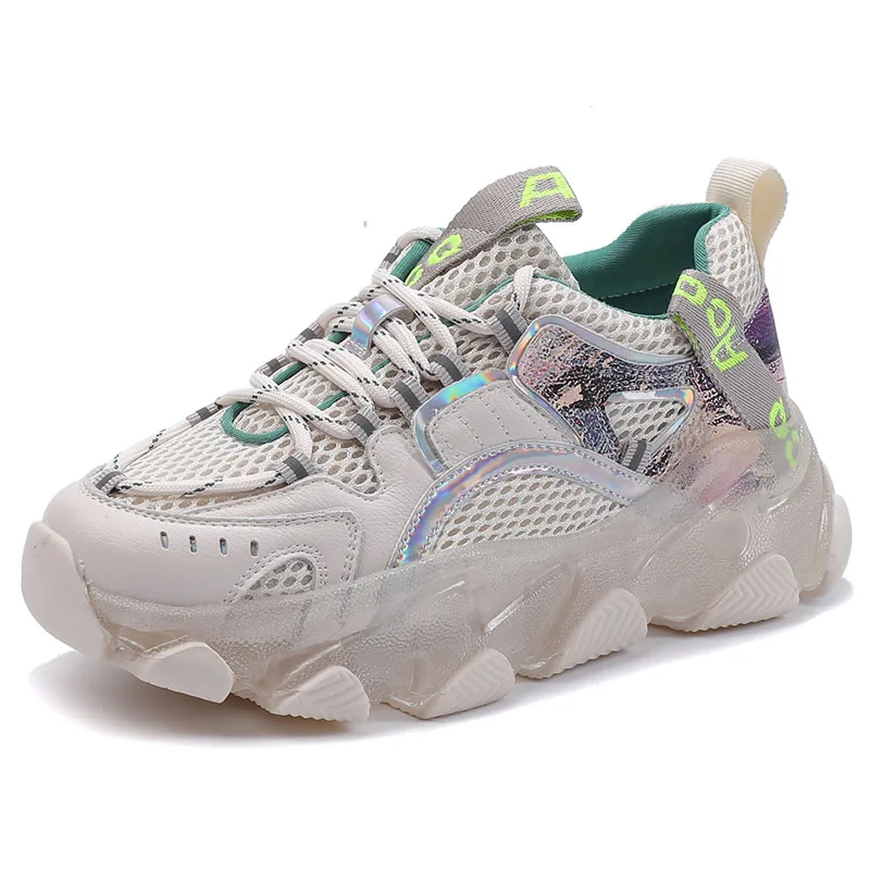 

Sequins Style Platform Keep Warm Sneakers 2020 Summer Fashion Lightweight And Breathable Woman Shoes Footwear Sneakers Women