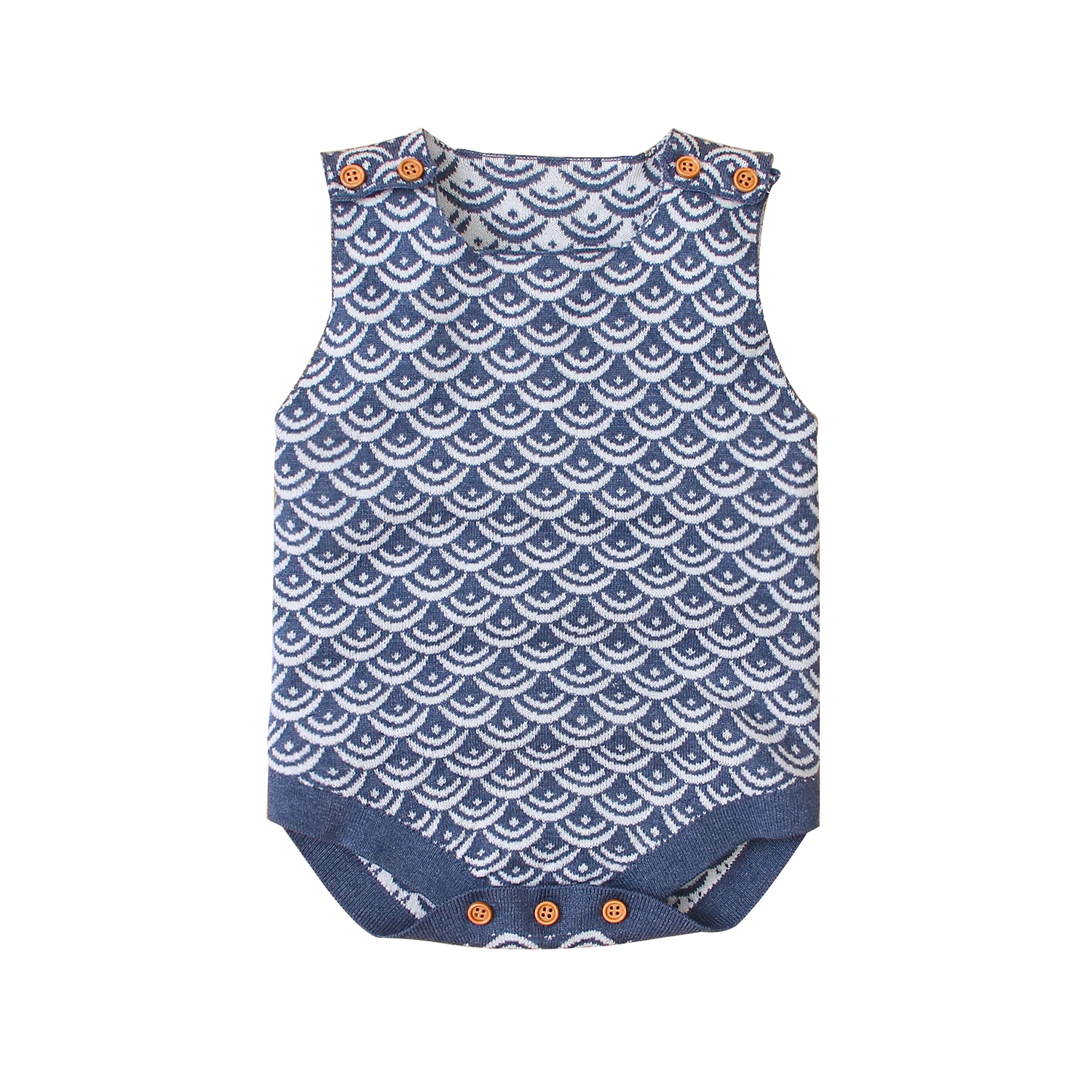 

Custom Label Summer Sleeveless Kids Clothes 3 Month Gender Neutral Baby Clothes, Picture shows