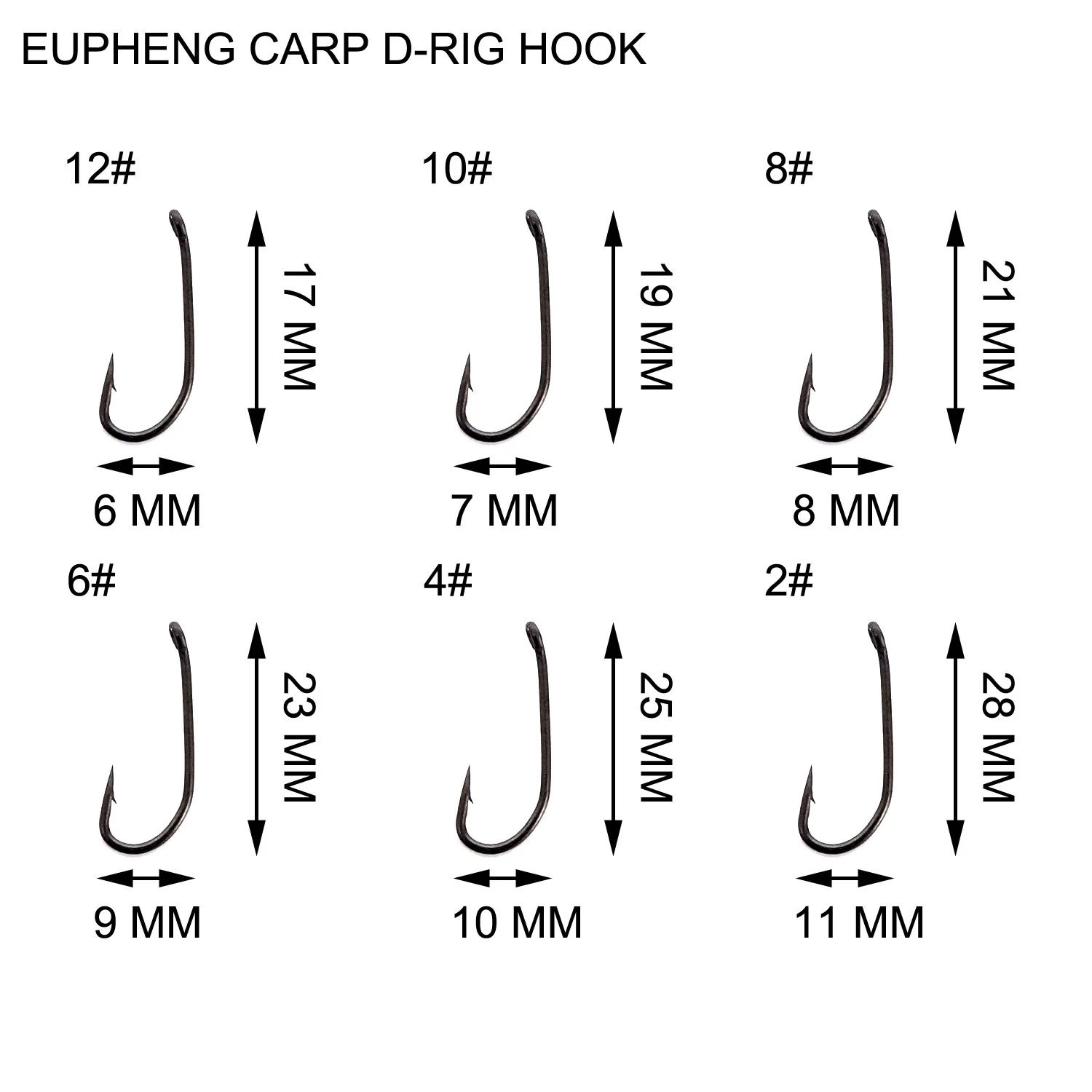 D-rig Fishing Hook Tef-lon Coated Fishing Hook For Rigs (e10) - Buy ...