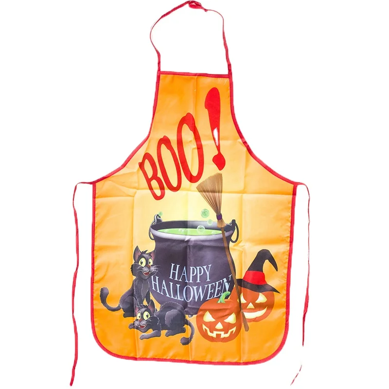 

2021 new halloween apron halloween party decoration apron halloween decoration supplies wholesale