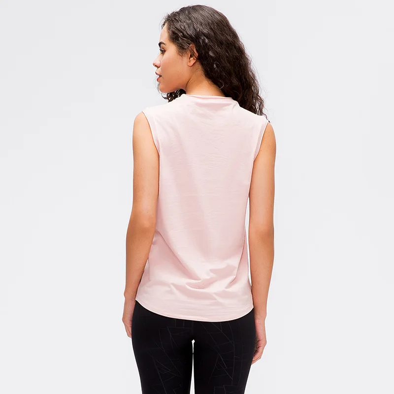 

New Summer Fashion Sleeveless Active Sports Top Dry Fast Yoga Bodybuilding Womens Gym Tank Top