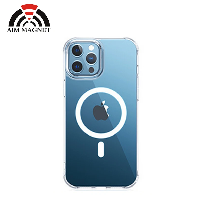 

Magnetic Clear Magsafes Wireless Charging Transparent Shockproof Phone Case Supplier For iPhone 15 14 Pro Plus Max