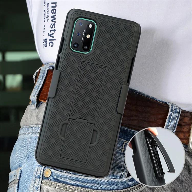 

Trending Dual Layer Cellphone Cover for Oneplus 8t Cases and Holster Clips Belt for Oneplus 8 7 Pro, Colors optional