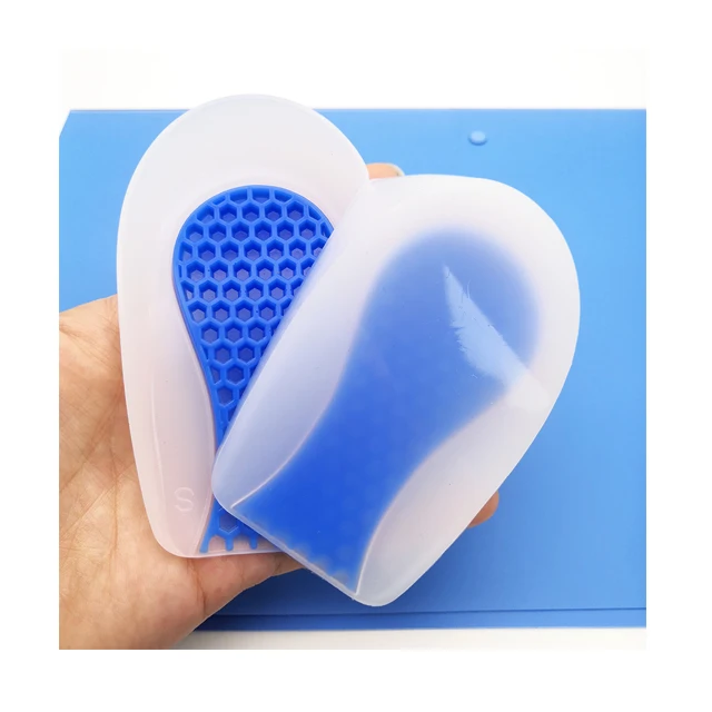 

Unisex Hot Selling Medical Comfort Gel Silicone Foot Half Sole Insoles Silicone Shoe Pad, Transparent