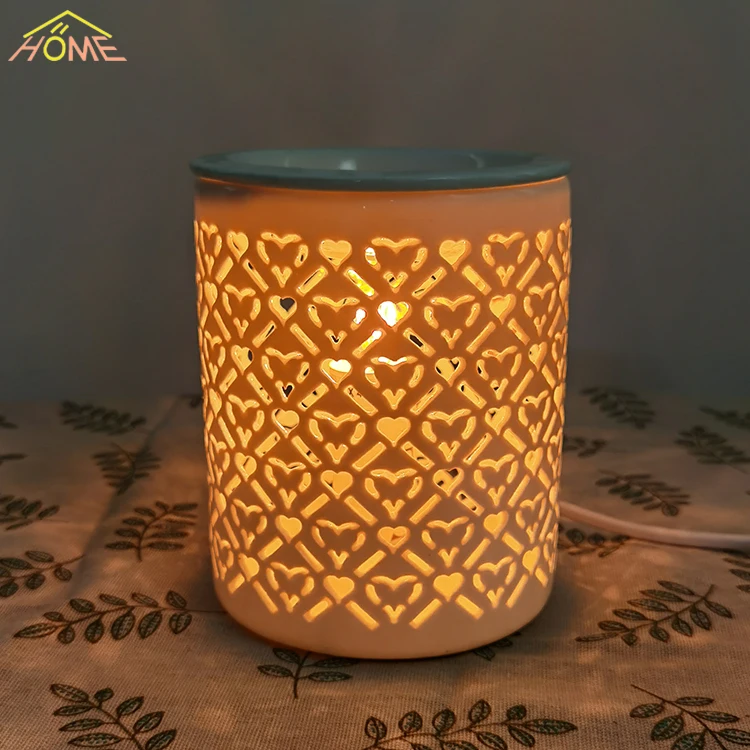 Aromatherapy Pottery Fumigator Oil Lamp Tea Light Burners Oil Ceramic