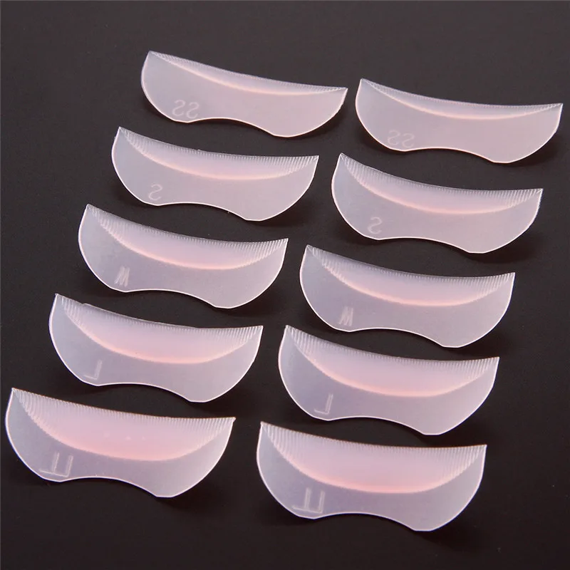 

Silicone Eyelash Perm Pad Recycling Lashes lift Rods Shield lifting 3D Curler Makods eye lash lift silicone pads curling, Milk white