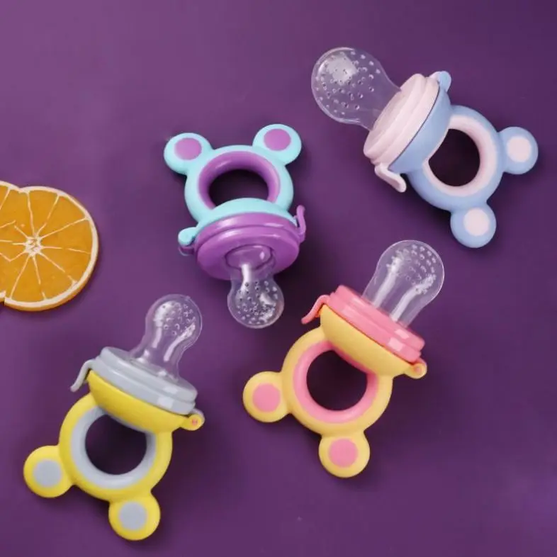 

OEM manufacturer animal dummy food fruit feeding bulk baby teether pacifier 0-6 months, Picture shows