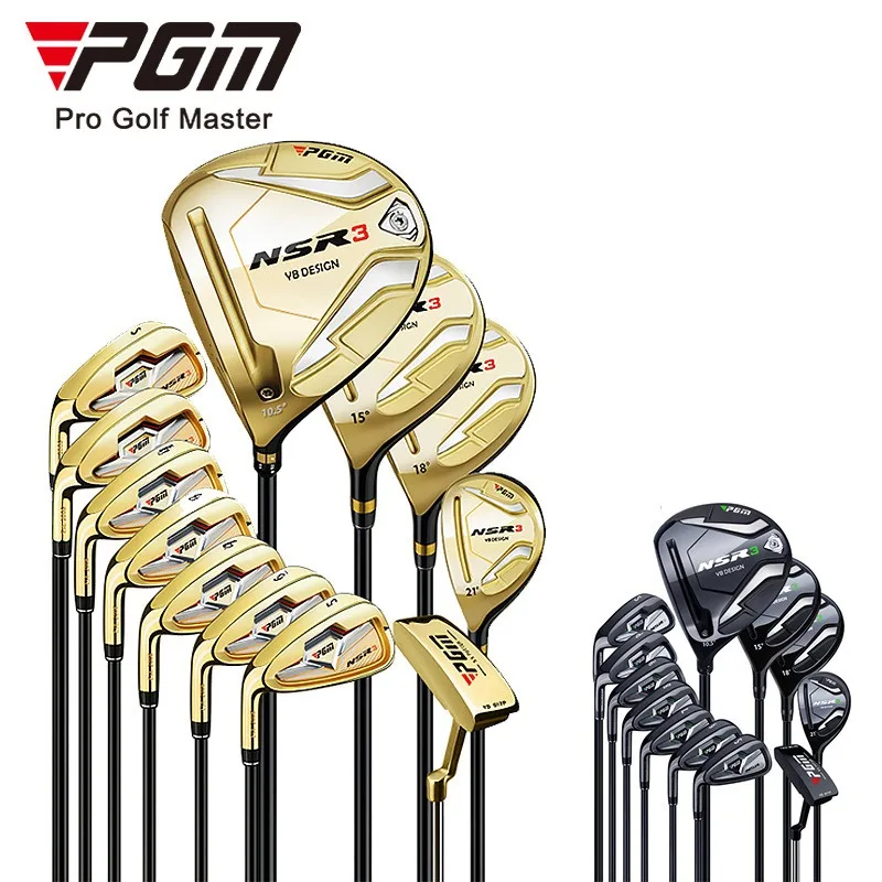 PGM MTG033 NSR 3 Left Handed Advanced Men Golf Clubs Complete Set with Head Covers and Golf Bag