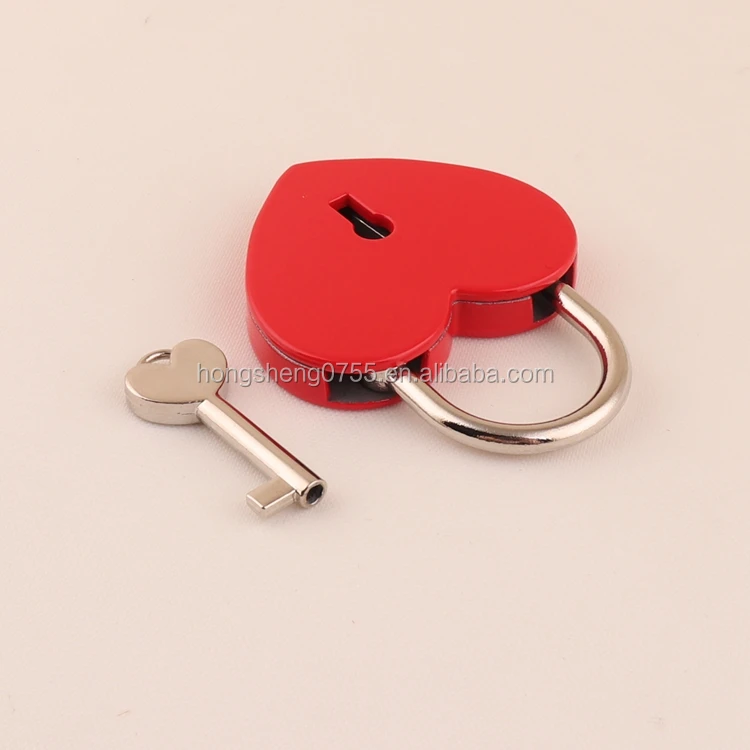 Source wholesale red color large safety smart metal love heart