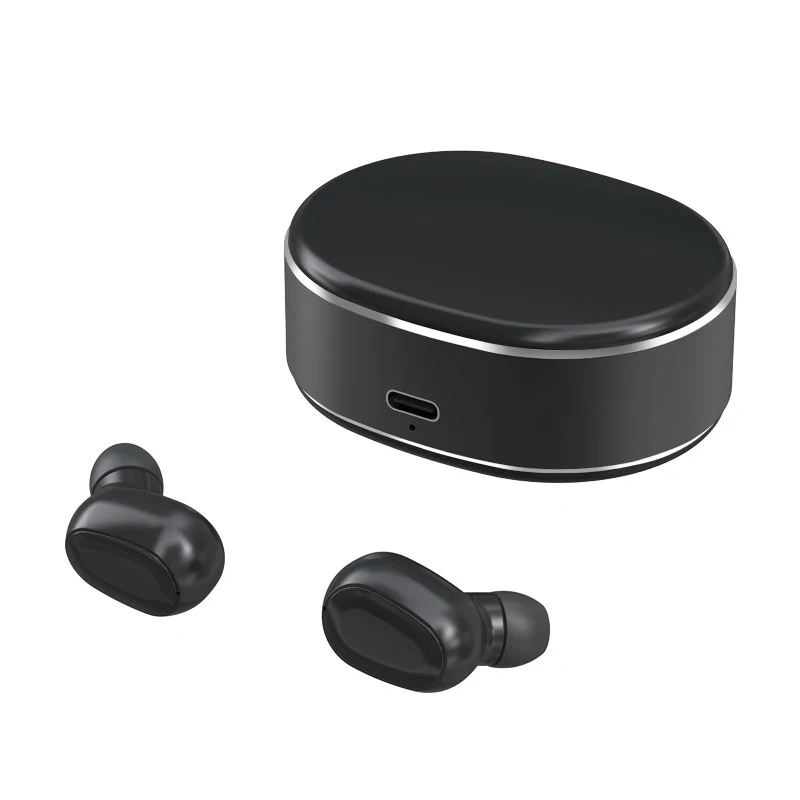 

Mini fashion tws earphone wireless BT earbuds mobile headphone with charging case