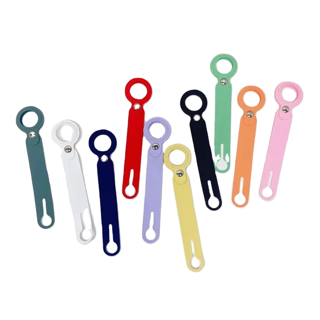 

For Apple Airtags Liquid Silicone Protective Sleeve For Apple Locator Tracker Anti-lost Device Keychain Protective Sleeve, Green,orange,yellow,dark green,white,purple,red,