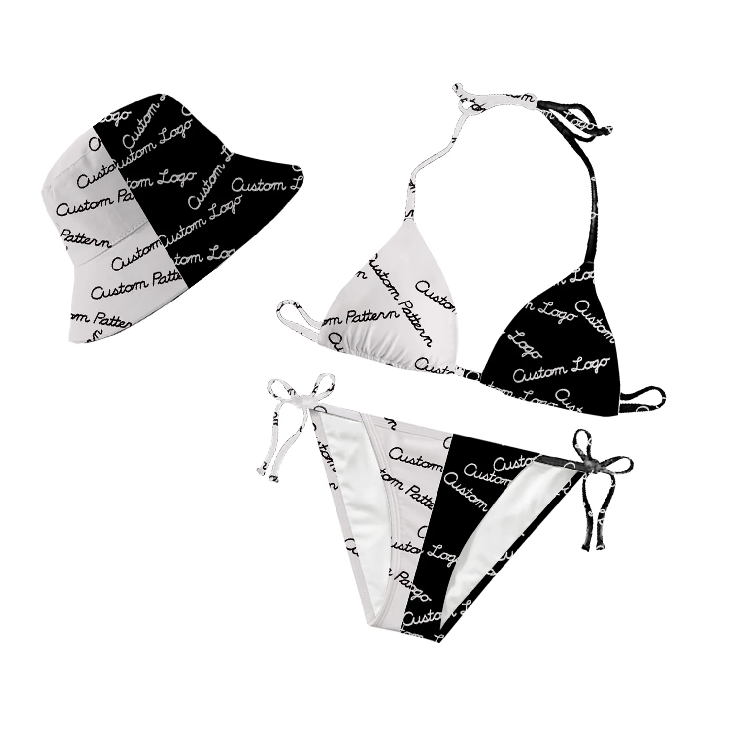 

Wholesale Push-Up Swimsuit Swimming Suit Women Swimwear Beachwear Bikini Logo Custom Logo Swimwear