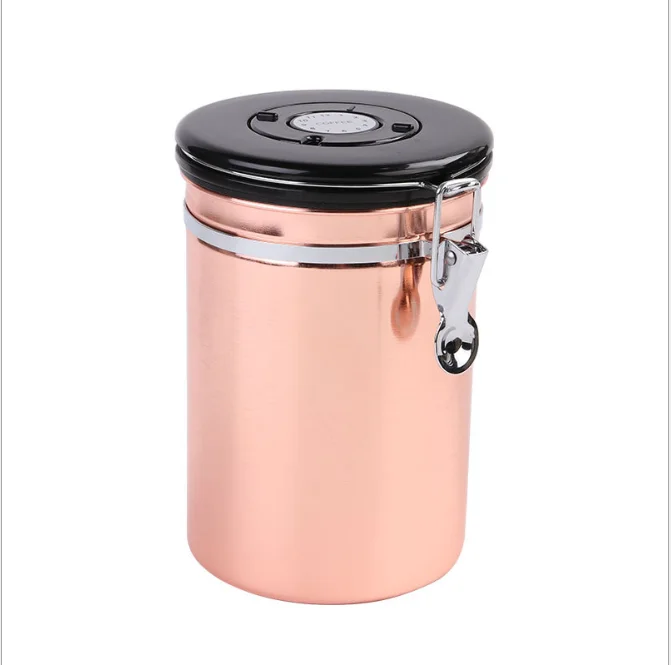 

New Design Stainless Steel Coffee Container Coffee Sealed jar Storage Bottles & Jars