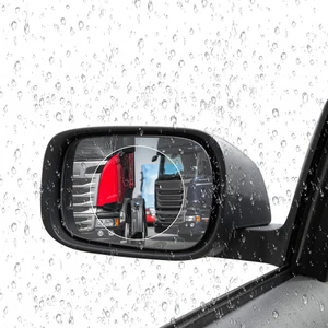 High Clear Anti Fog Anti Rain Screen Protector Car Rearview Mirror Film, 2PCS Protective Film Waterproof Screen Protector