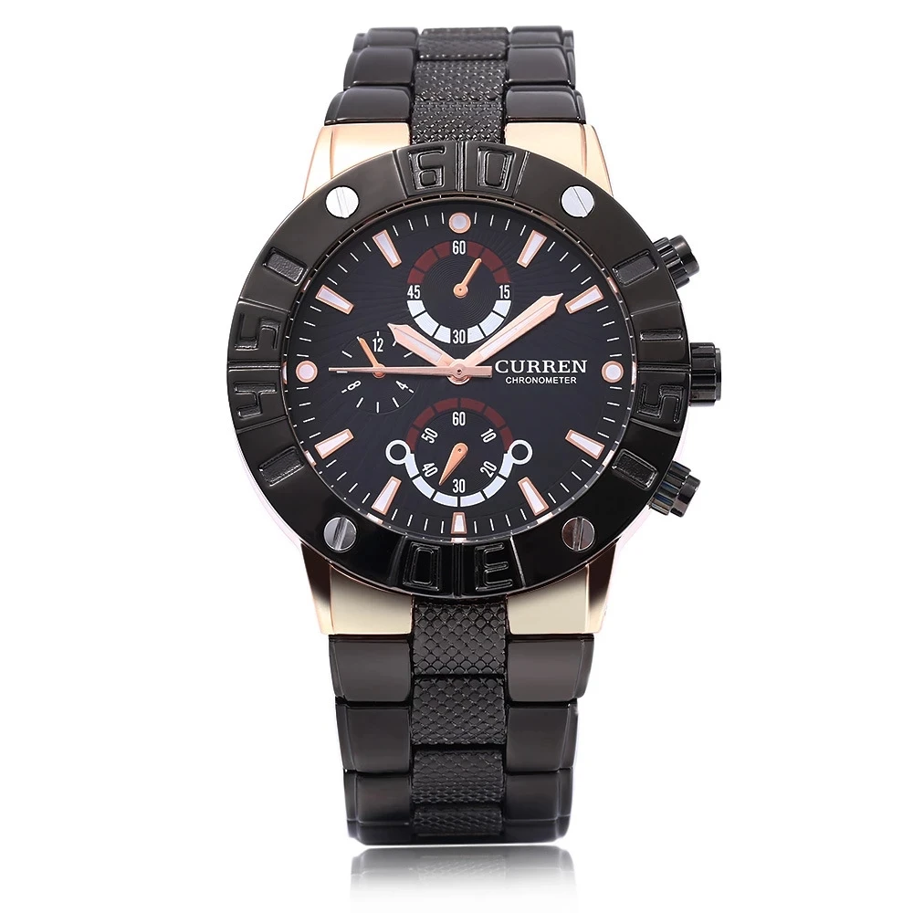 

CURREN 8006 Men Watches Top Brand Luxury Men Military Wrist Watches Full Steel Men Sports Watch Waterproof