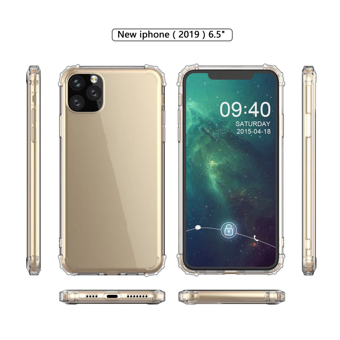 Maxshine Shockproof Transparent Tpu Air Cushion Mobile Phone Case For Iphone Xr Xs Xi Max 11 2019