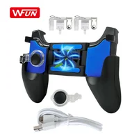 

5 in 1 Joystick Game Controller with L1r1 Sharpshooter Trigger for PUBG Gamepad Cooling fan