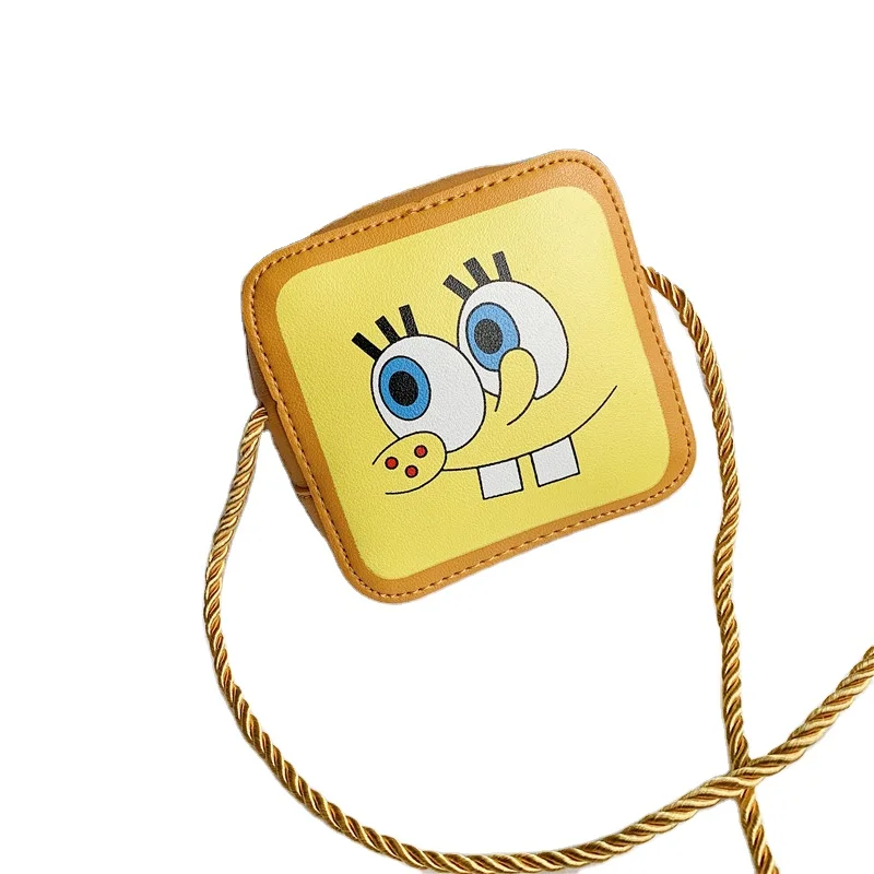 

2021 Trendy Spongebob Cartoon Cute Mini Children Handbags Kids Purses Handbag Purse Branded Handbag Printed For Little Girls