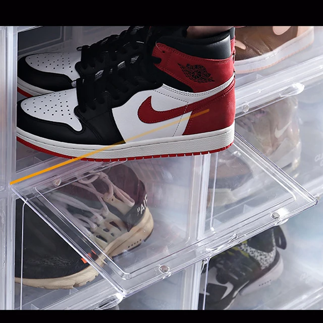 clear plastic sneakers