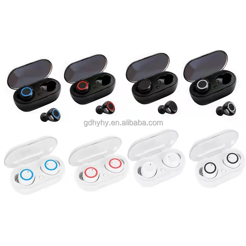 

Y50 TWS2 wireless in-ear headphones touch control earphone wireless earbuds BT 5.0 Stereo Headset Mini waterproof Sport Y50 TWS, 8 colors