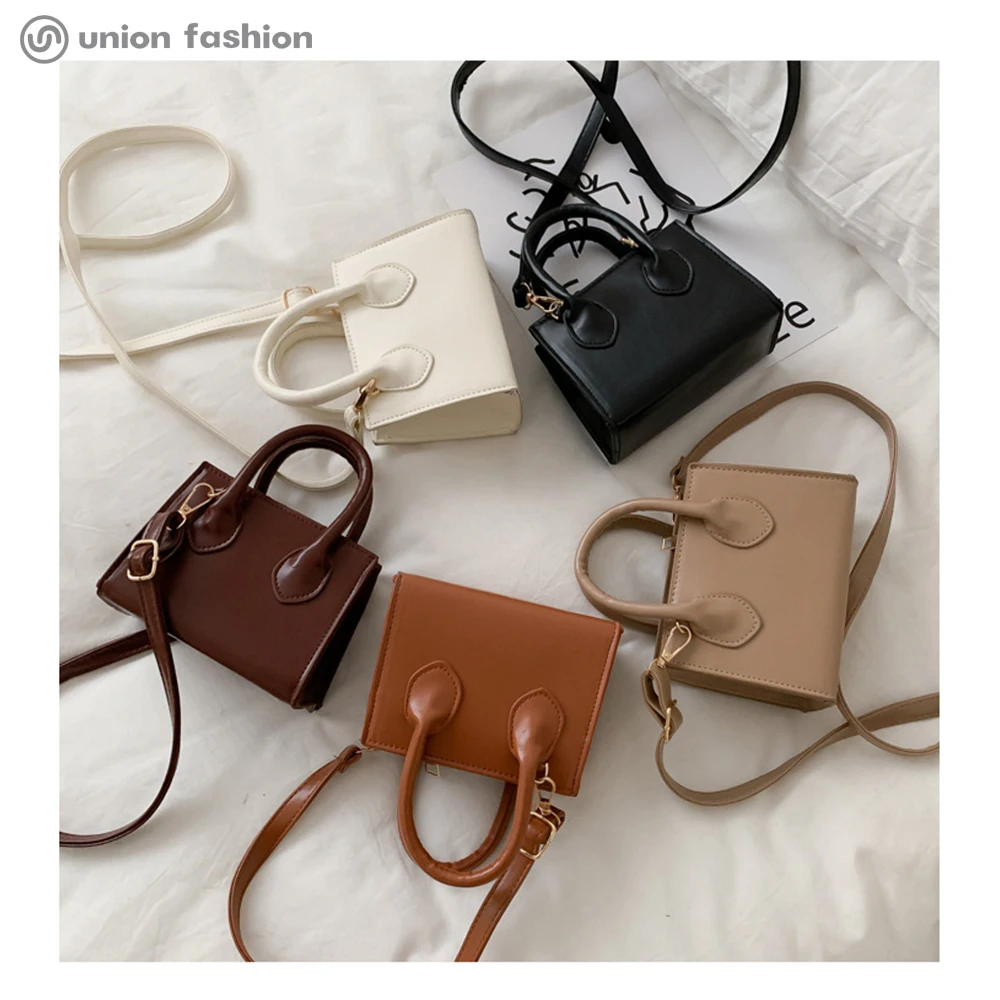 

Wholesale Custom Quality Pu Leather Luxury Women Mini Cellphone Crossbody Bags, White, khaki, black, dark brown, light brown