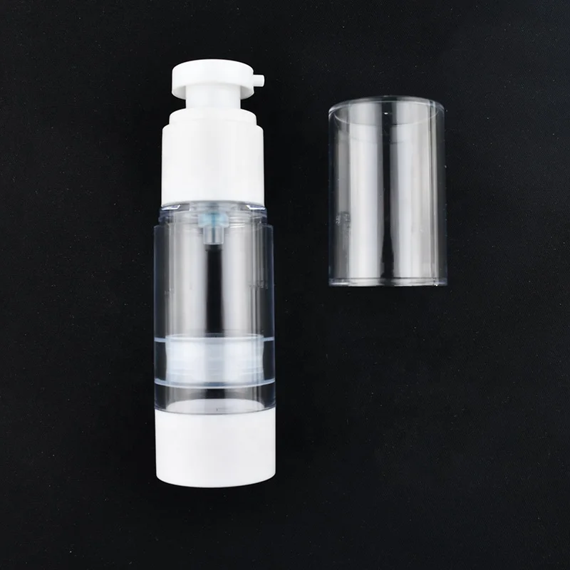 

Empty 5ml 10ml 15ml 30ml 50ml 100ml 150ml Plastic Airless Pump Bottles for Cream and Lotion Cosmetics
