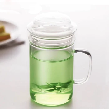 400毫升透明玻璃杯加厚茶壶批发茶具