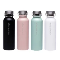 

Hot Selling 18/8 Stainless Steel Sports Water Bottle 750ml Insulated Narrow Mouth flask