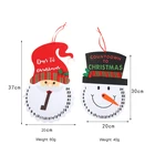 DIY Felt Christmas Advent Calendar Christmas Tree Ornaments DIY Xmas Countdown Decorations Wall Door Hanging Gift for Kids