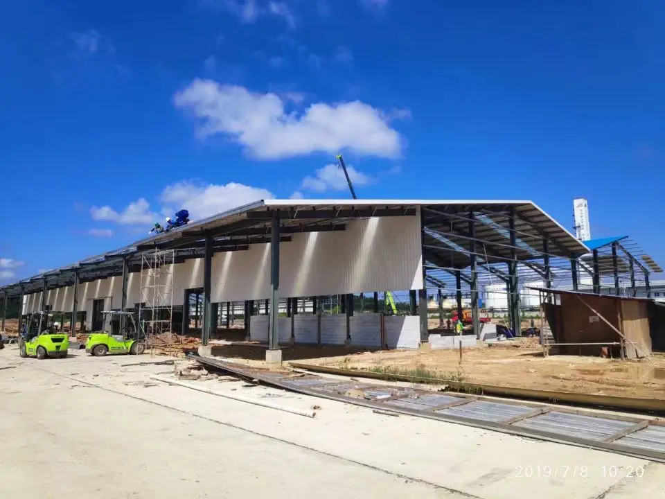 Steel Structure Workshop Cost of Prefabricated Cheap Steel Structure Warehouse Prefab Building Construction Materials Price